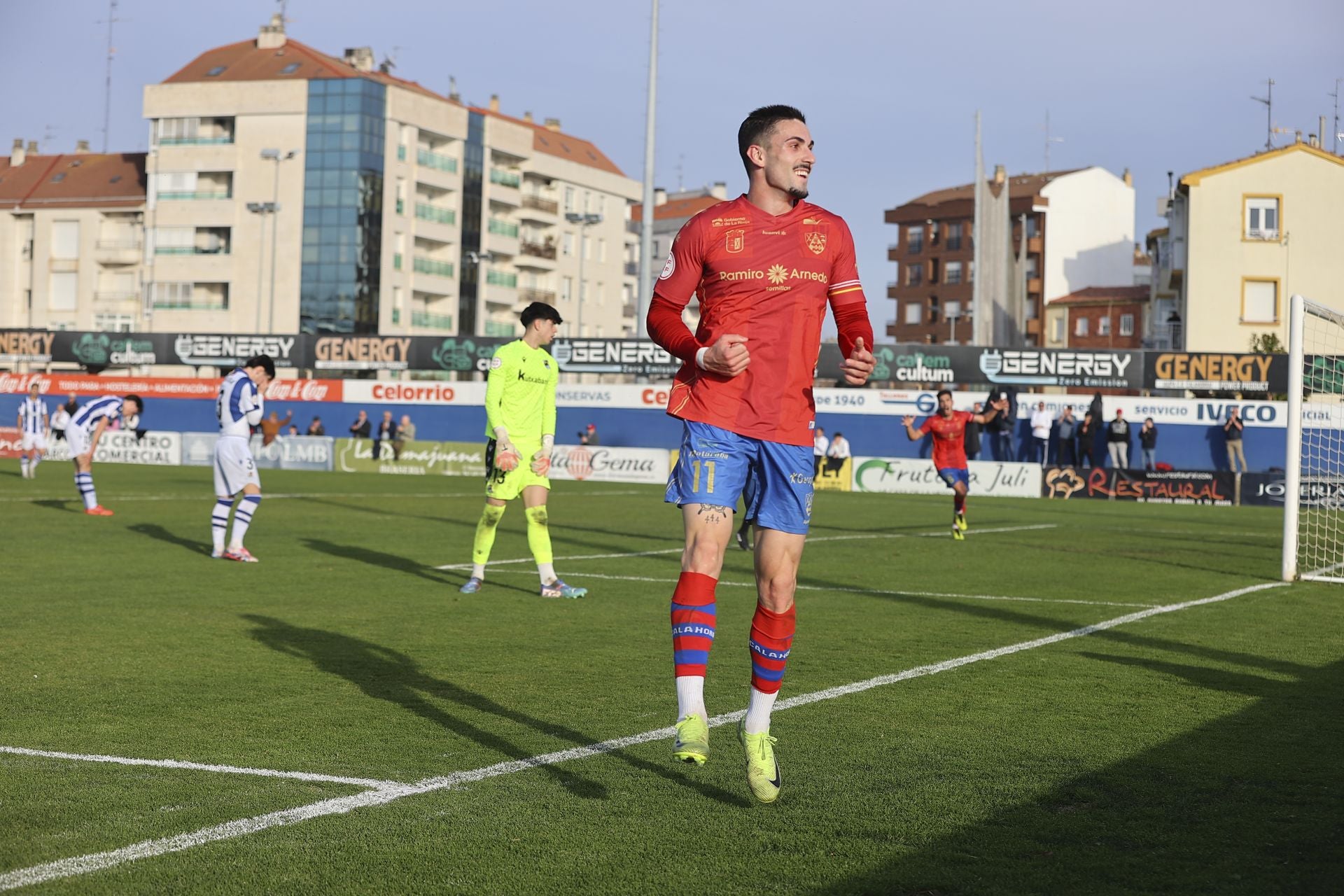 Las imágenes del Calahorra-Real Sociedad C