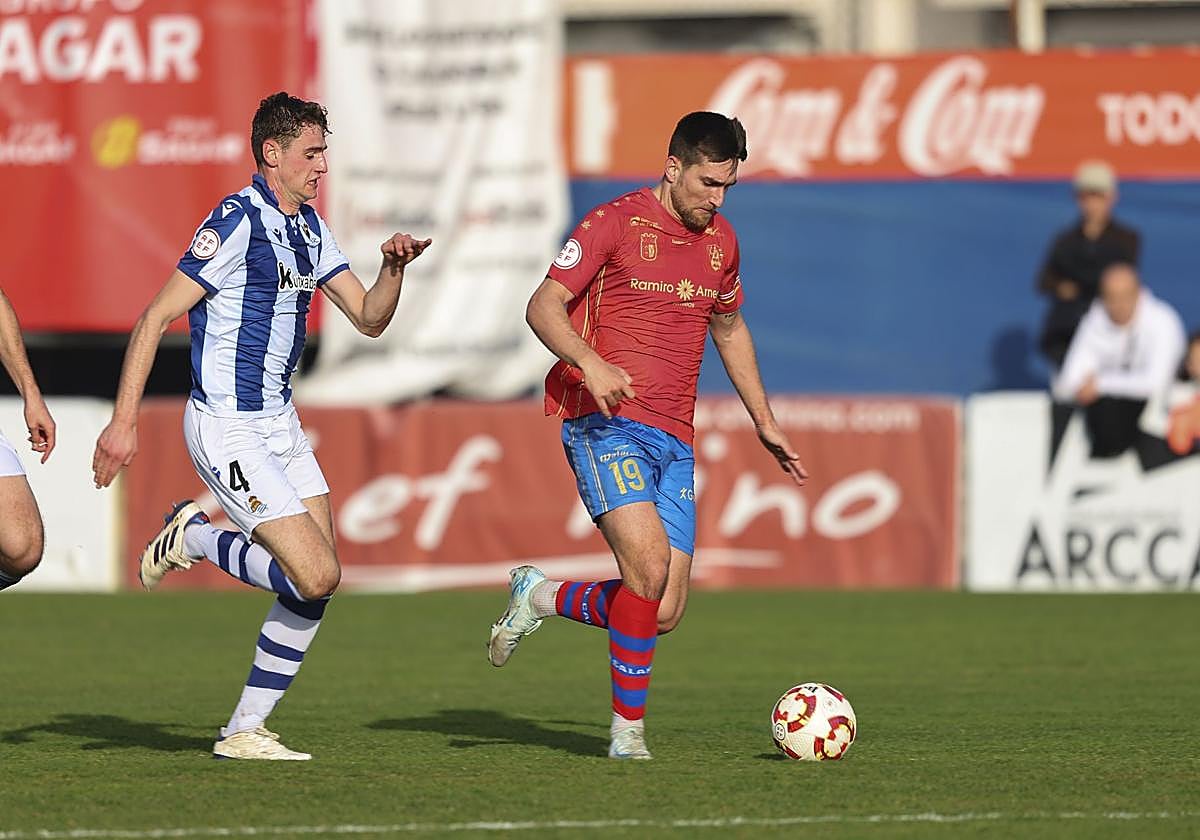 Las imágenes del Calahorra-Real Sociedad C