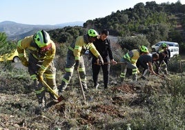 Limpieza de monte en La Rioja.