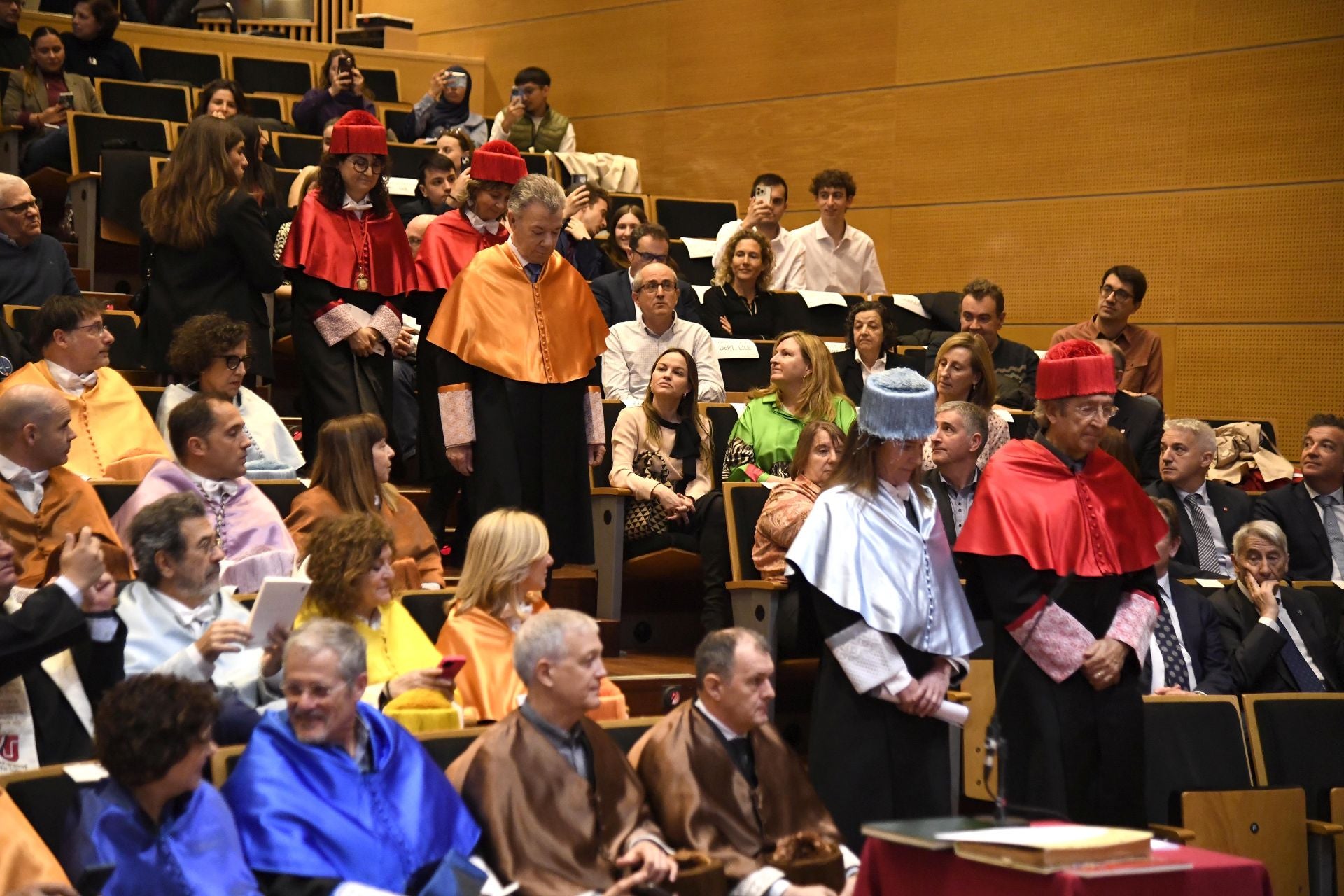 Juan Manuel Santos, investido primer doctor &#039;honoris causa&#039; conjunto de Campus Iberus