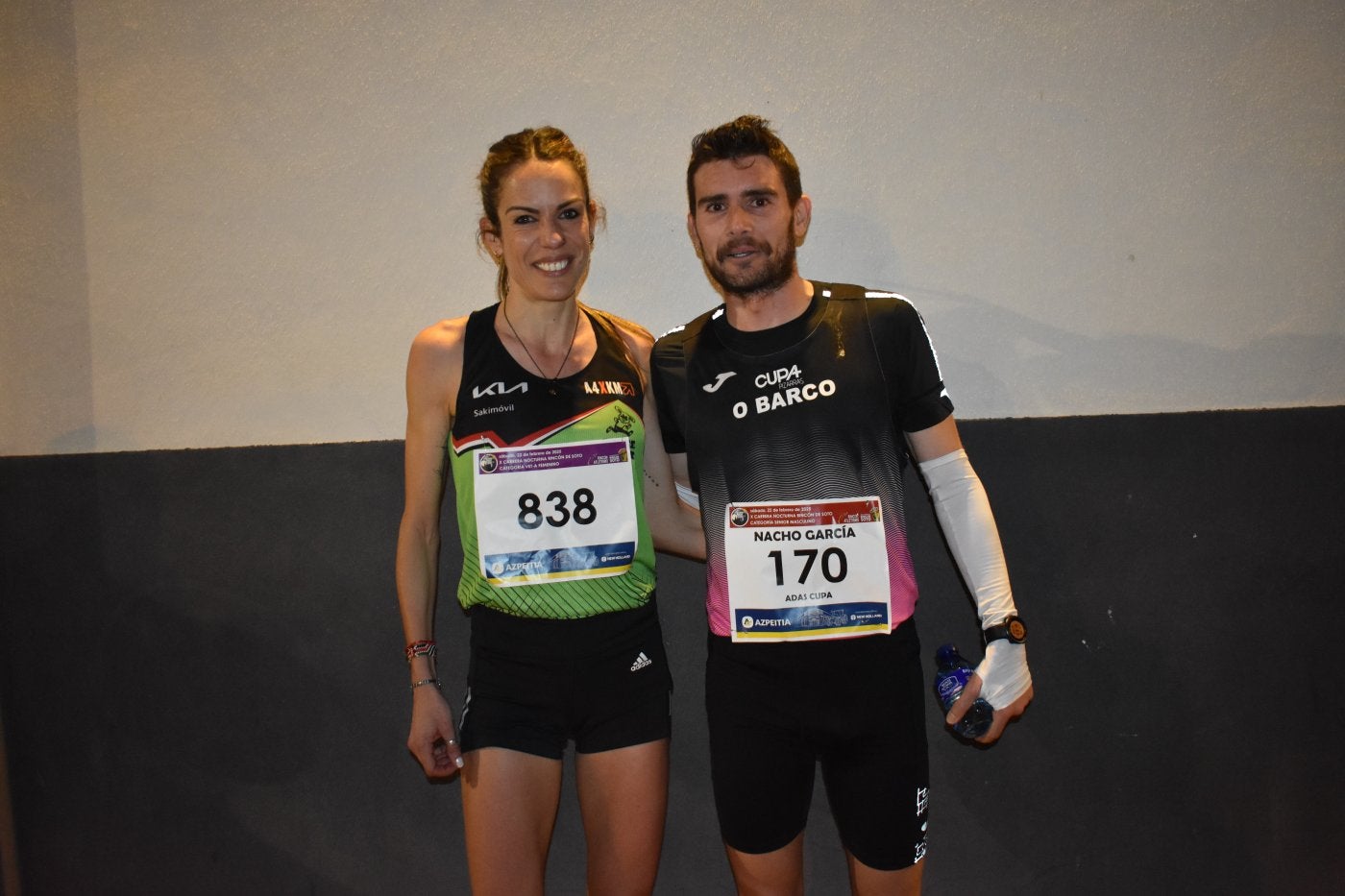 Maitane Melero y Nacho García, ganadores de la nocturna.