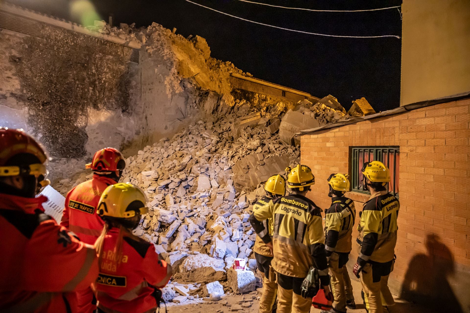 Viguera lamenta la caída de la torre de su iglesia