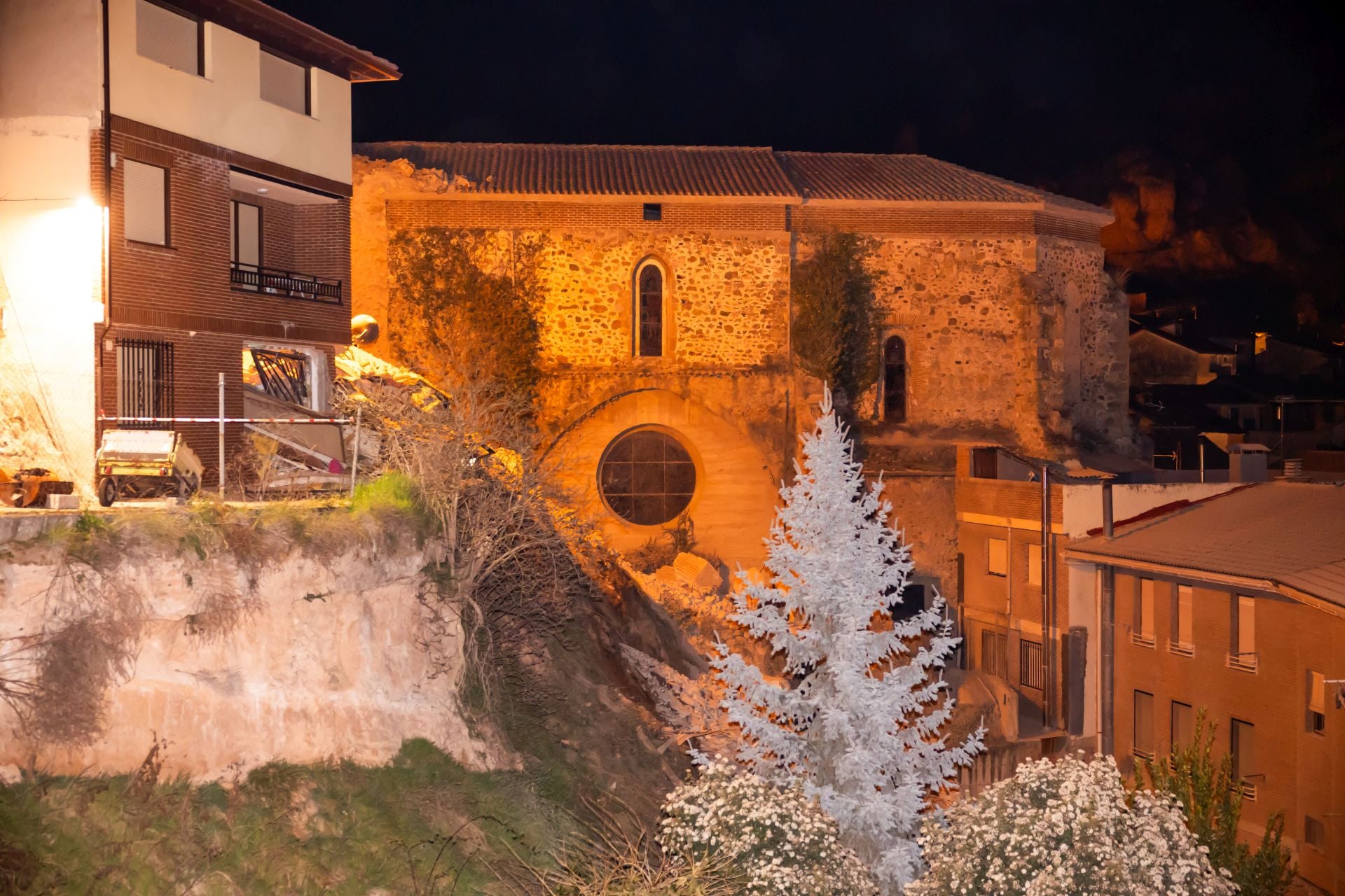 Viguera lamenta la caída de la torre de su iglesia
