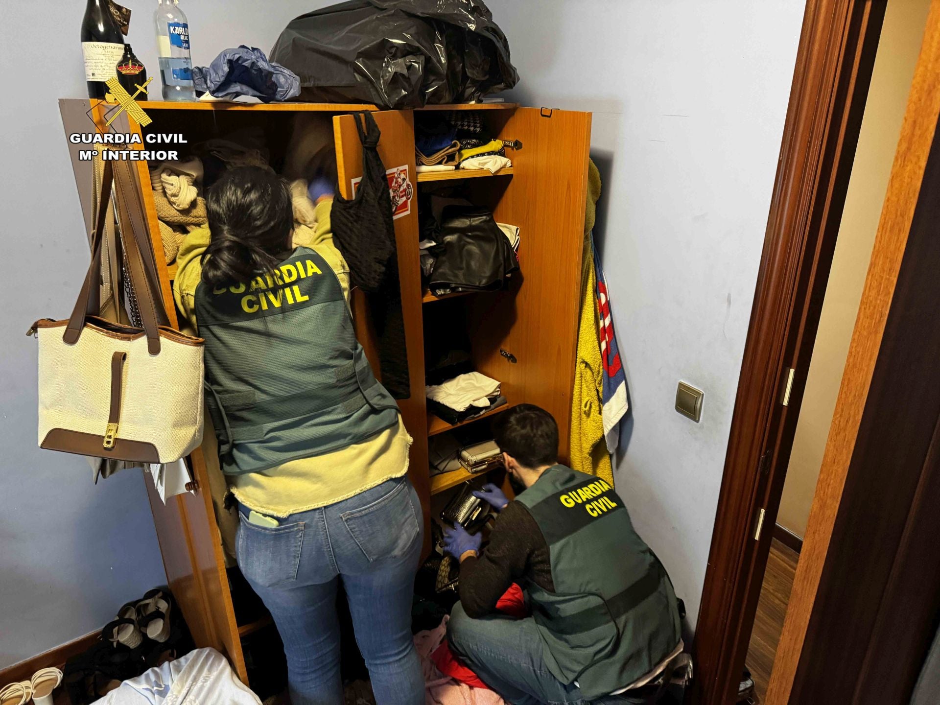 Las imágenes de la intervención de la Guardia Civil en Haro