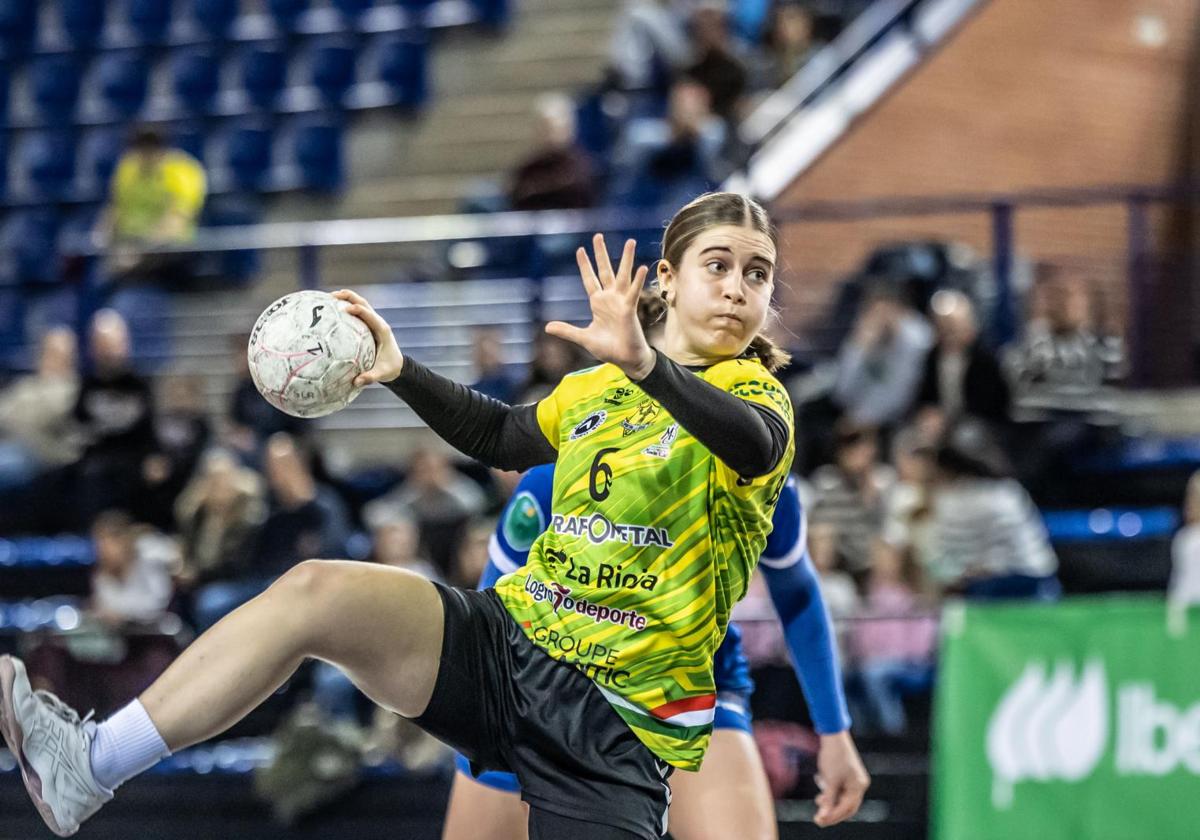 Blanca Benítez, una de las jugadoras fundamentales del Grafometal. J. R.