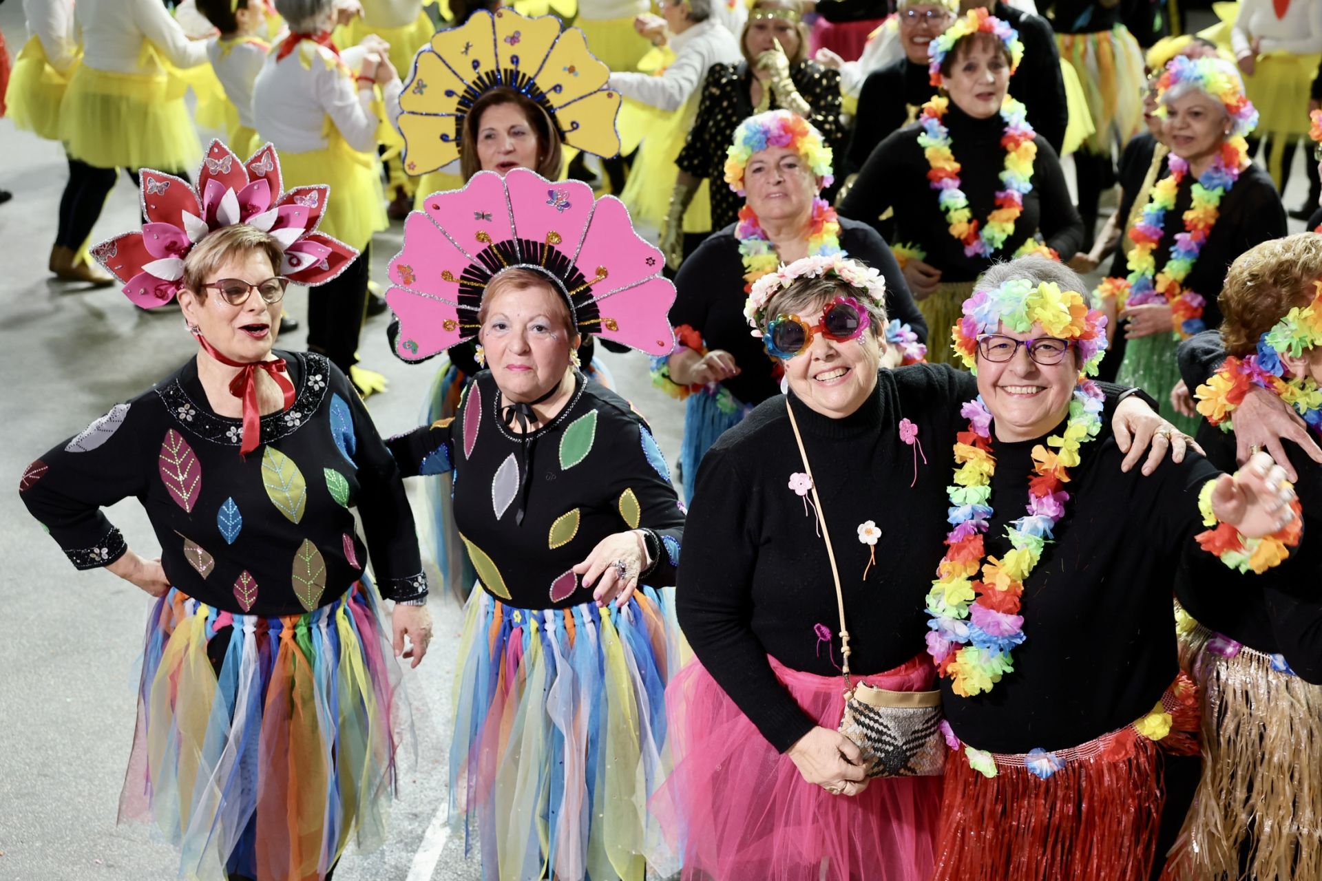 Los mayores celebran el Carnaval con una fiesta de disfraces en el Polideportivo Las Gaunas