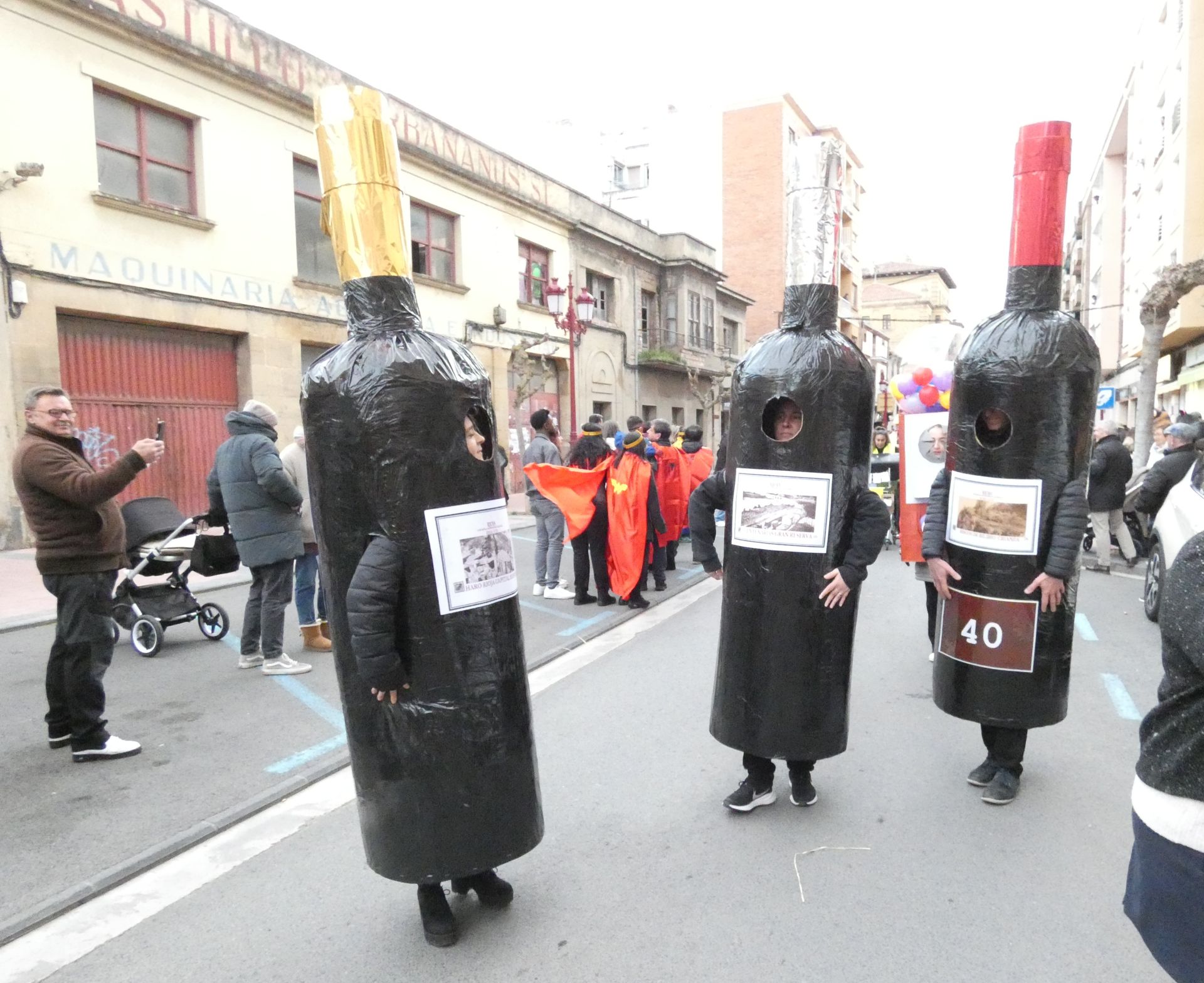 Haro se disfraza para el Carnaval