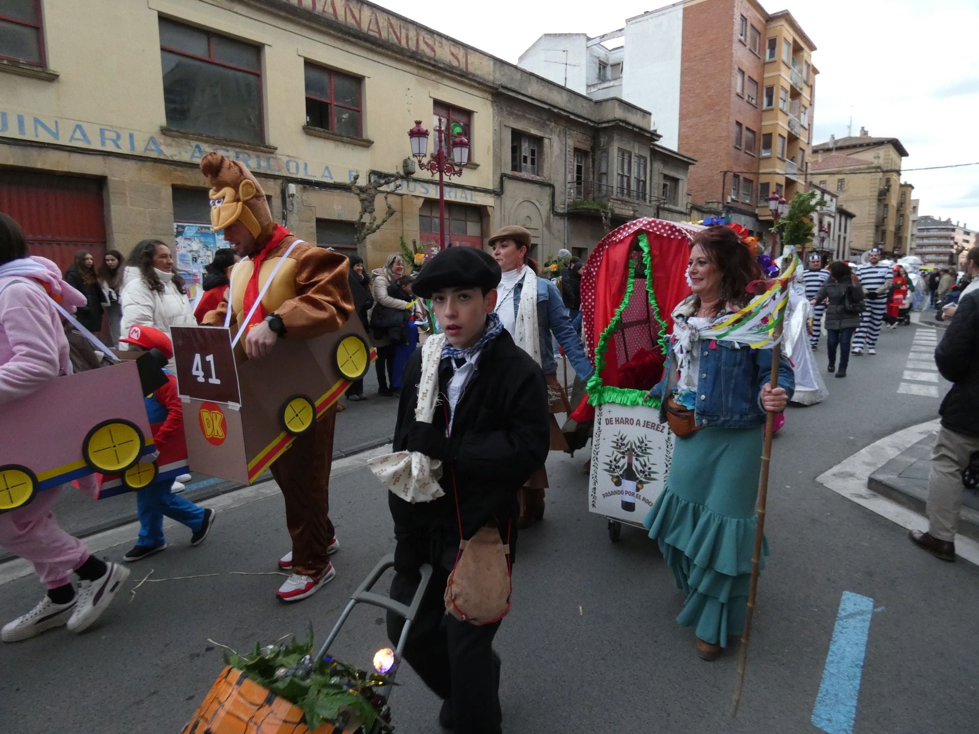 Haro se disfraza para el Carnaval