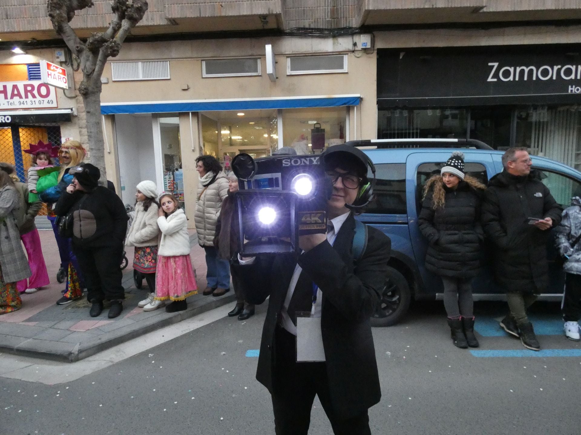 Haro se disfraza para el Carnaval