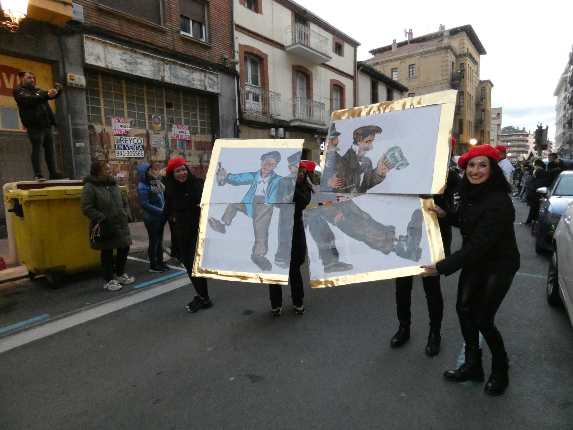 Haro se disfraza para el Carnaval
