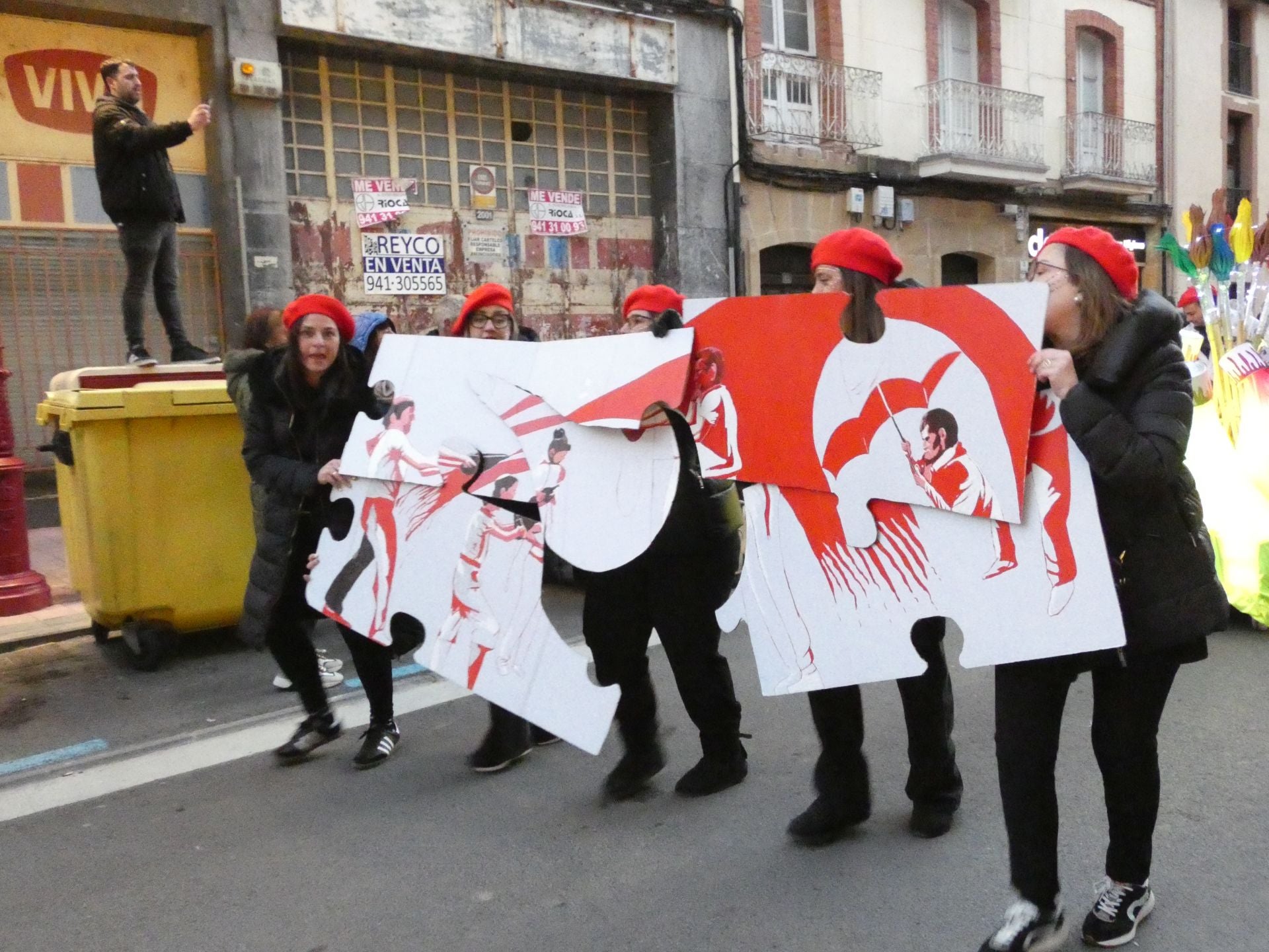 Haro se disfraza para el Carnaval