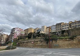 Parcela recientemente adquirida por el Ayuntamiento de Haro donde irá ubicado el parque.