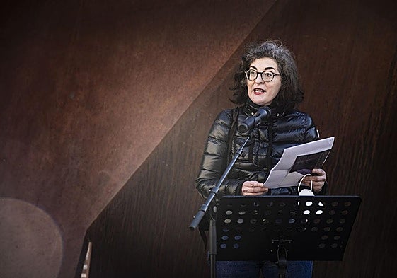 Homenaje a Joxeba Pagazaurtundua en Logroño en 2021.