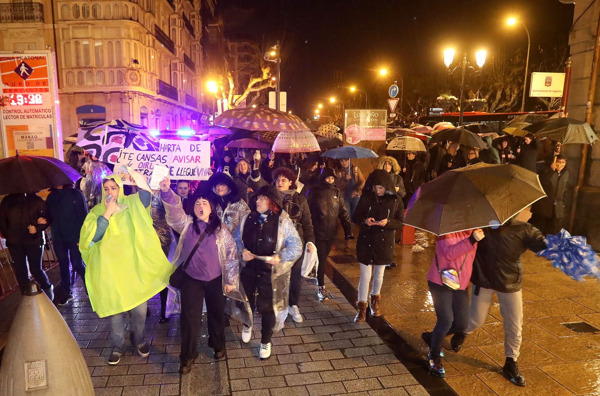 Las imágenes de la celebración del 8M en Logroño