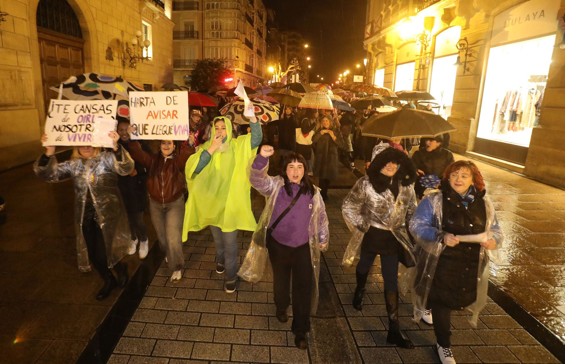 Las imágenes de la celebración del 8M en Logroño