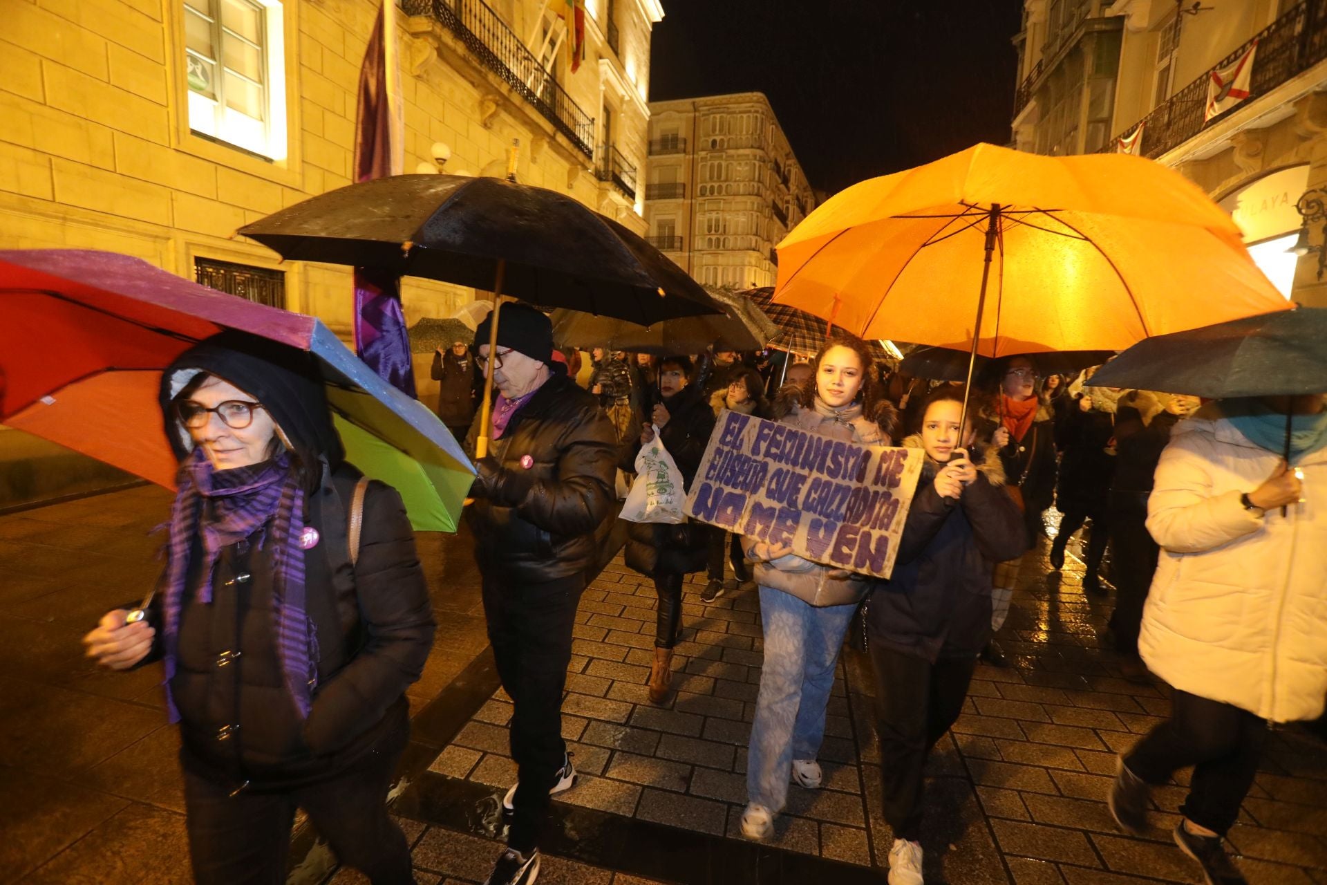 Las imágenes de la celebración del 8M en Logroño