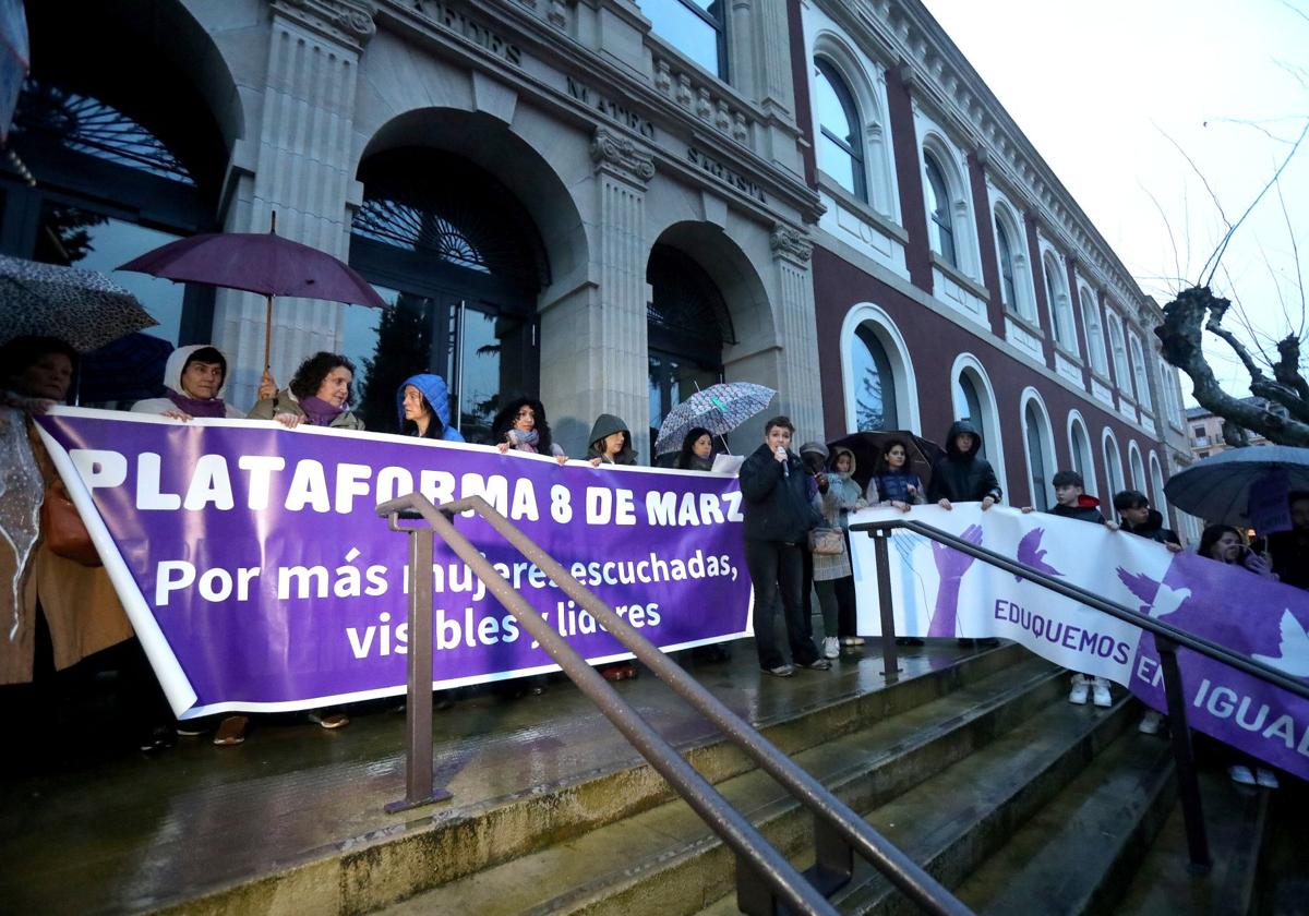 Las imágenes de la celebración del 8M en Logroño