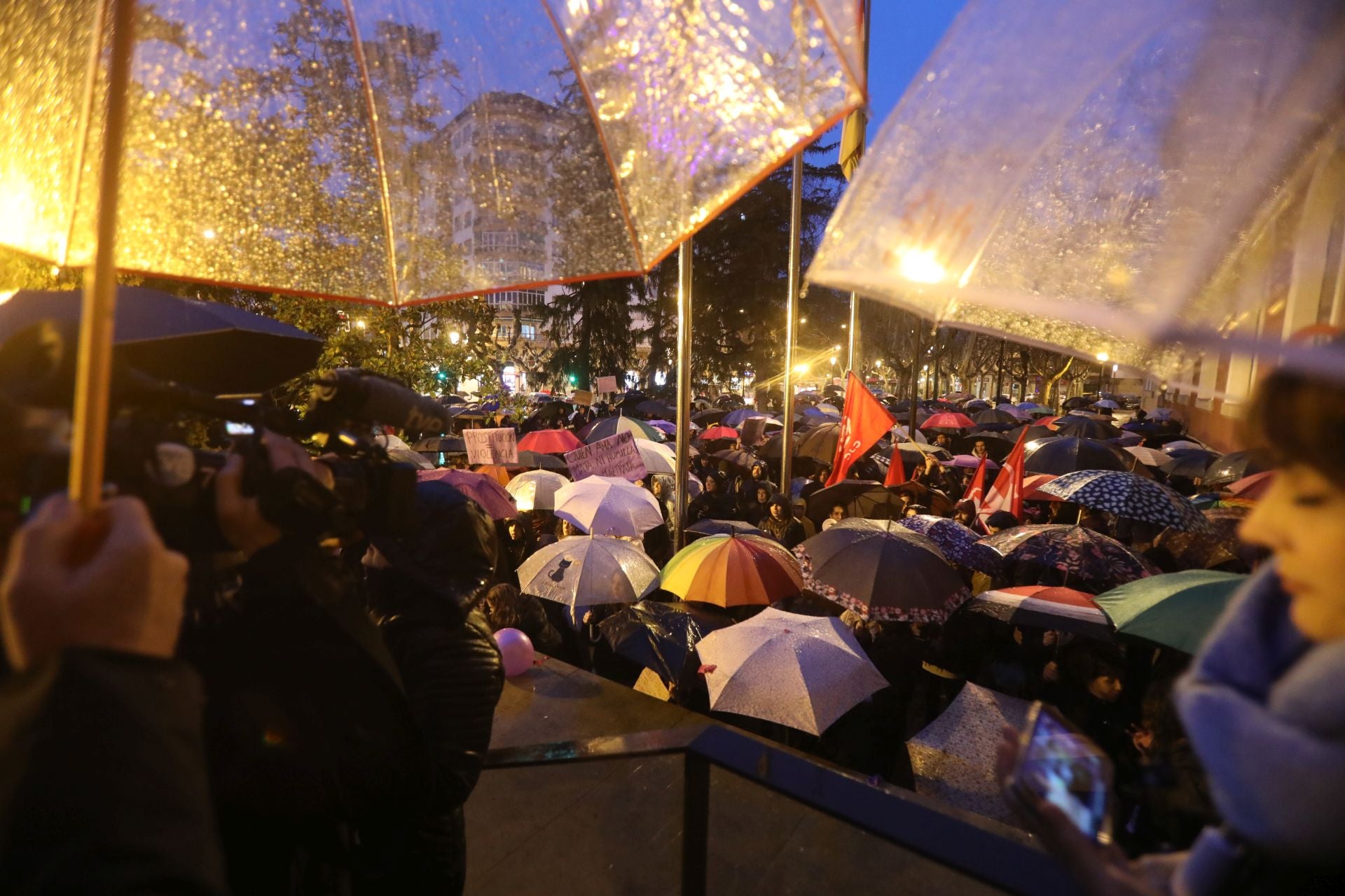 Las imágenes de la celebración del 8M en Logroño