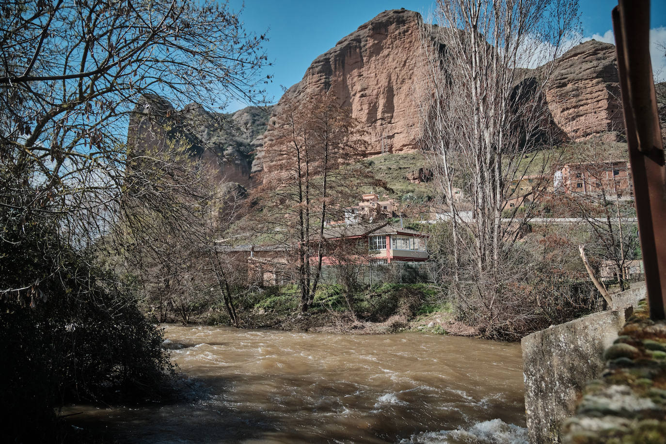 El caudal del Iregua, en máximos