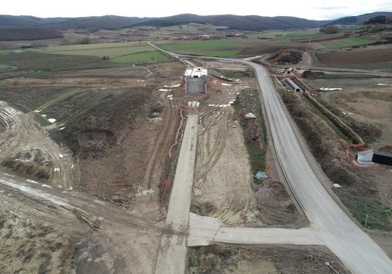 Imagen de archivo de las obras de la A-12.