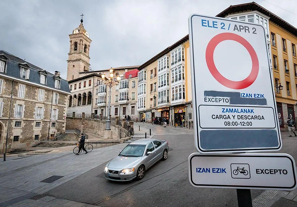 La zona de bajas emisiones de Vitoria entrará en vigor el 15 de septiembre
