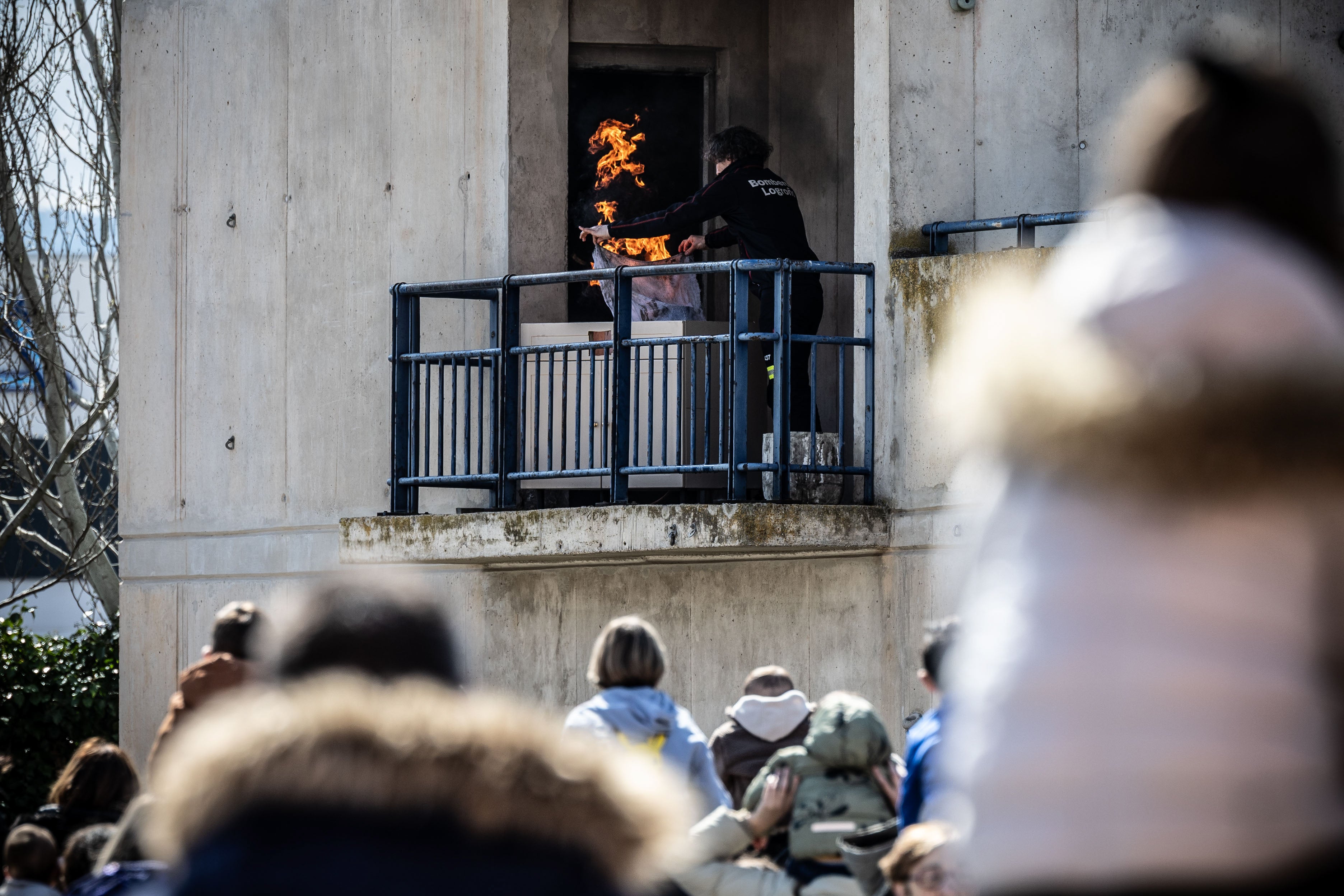 Los Bomberos de Logroño celebran su patrón con una fiesta infantil