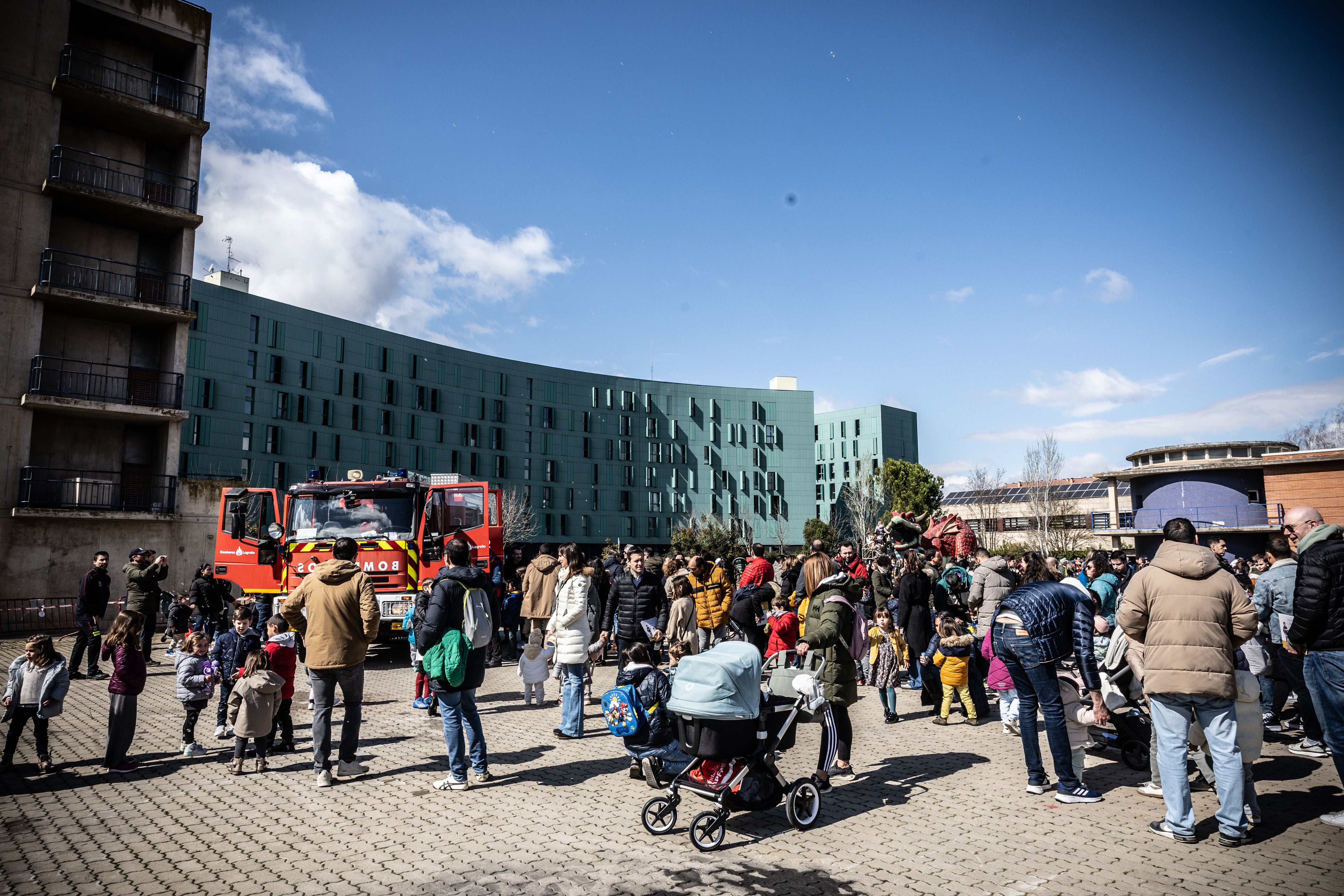 Los Bomberos de Logroño celebran su patrón con una fiesta infantil