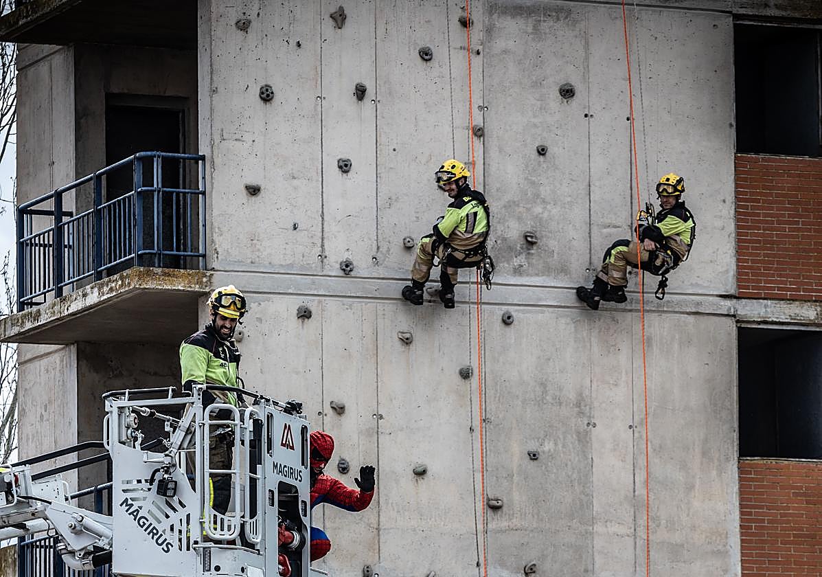 Los Bomberos de Logroño celebran su patrón con una fiesta infantil