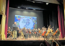 La orquesta del conservatorio, en un concierto anterior.