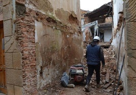 Ruinas en la calle Pilarte 33 de Calahorra