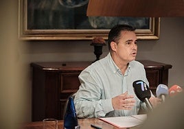 Gustavo Sáenz, candidato a la presidencia de la Federación Riojana de Fútbol.