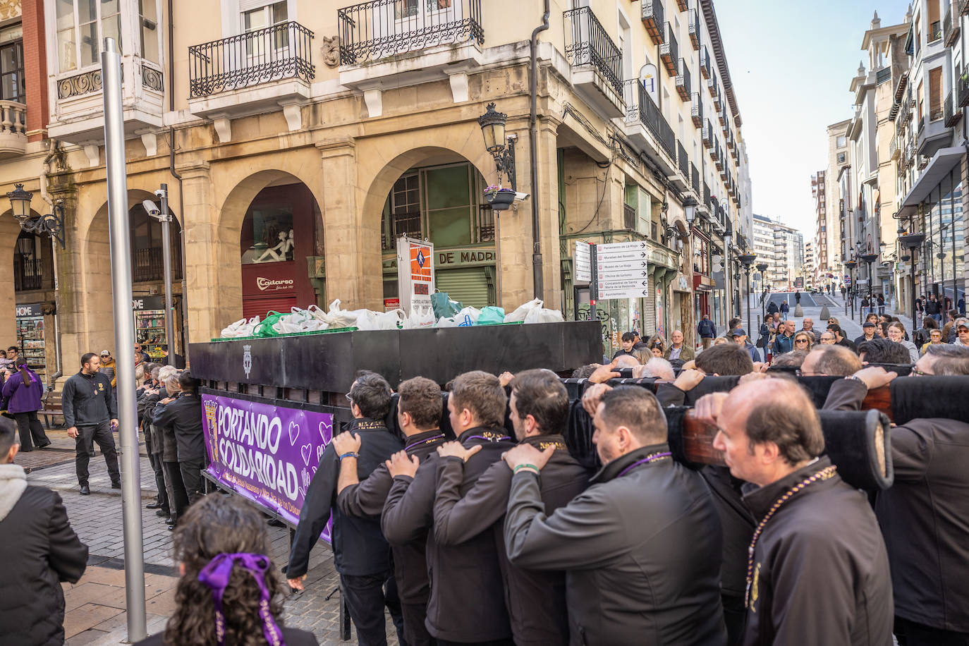 El ensayo solidario de Jesús Nazareno, en imágenes