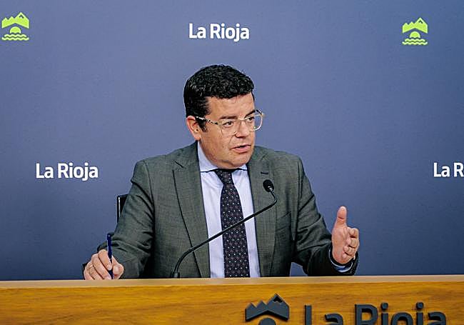 Alfonso Domínguez, en su comparecencia de este martes.