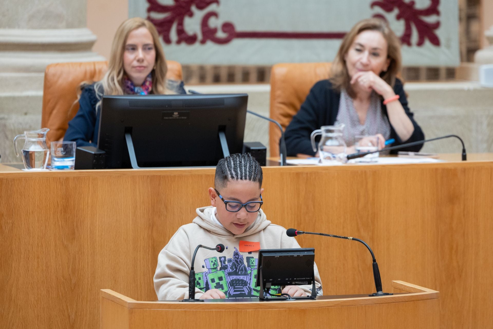 Alumnos riojanos se convierten en diputados por un día