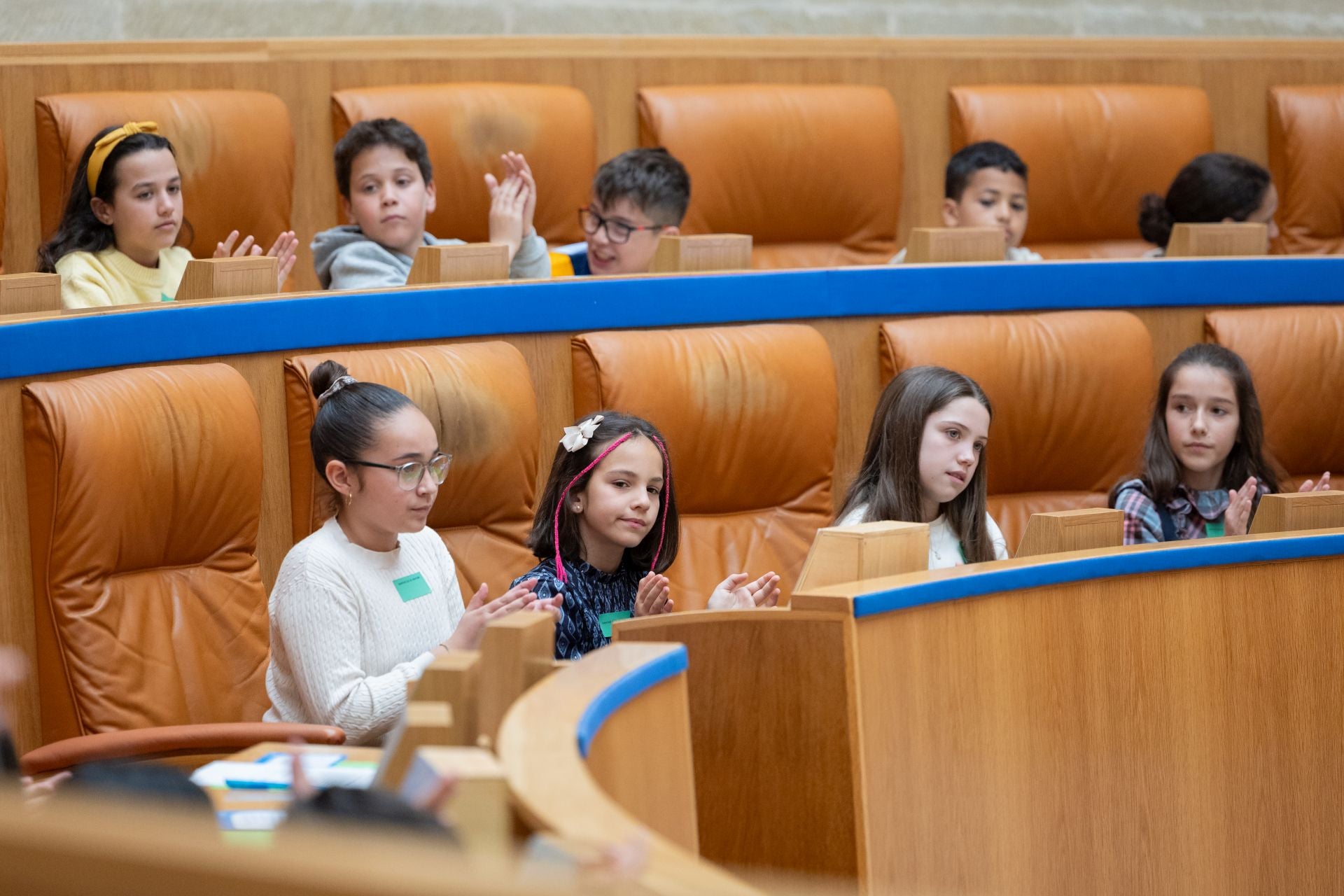Alumnos riojanos se convierten en diputados por un día