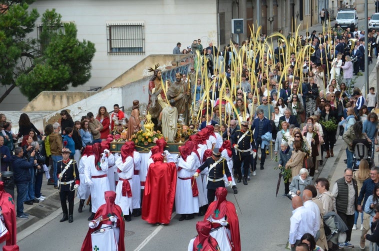 La Borriquilla recorre las calles de Calahorra