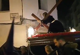 Vídeo | El Nazareno antiguo volvió a la procesión que no puedo completarse