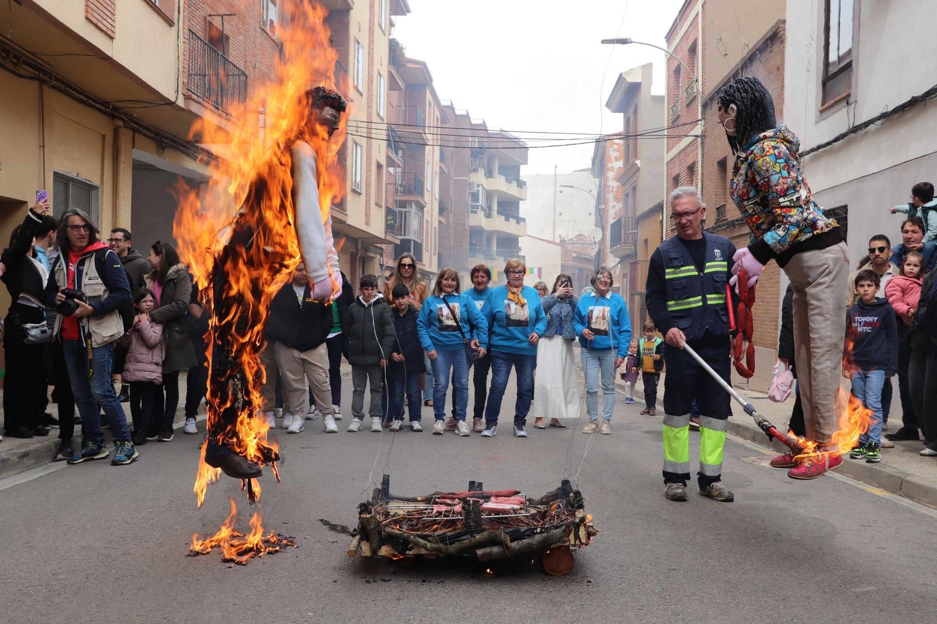 Las imágenes de la Quema de los Judas en Alfaro