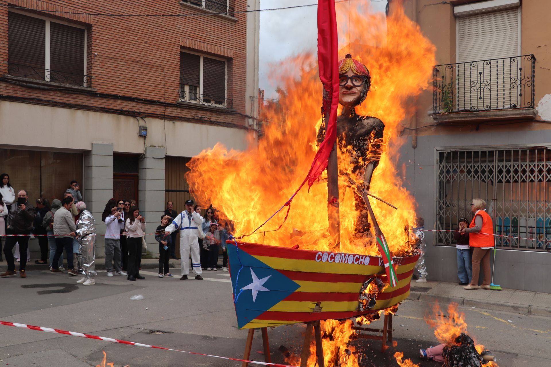 Las imágenes de la Quema de los Judas en Alfaro