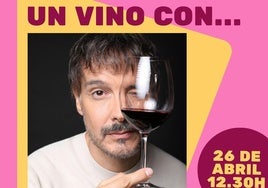 El protagonista de 'Águila Roja', David Janer, protagonista este sábado del ciclo 'Un vino con'