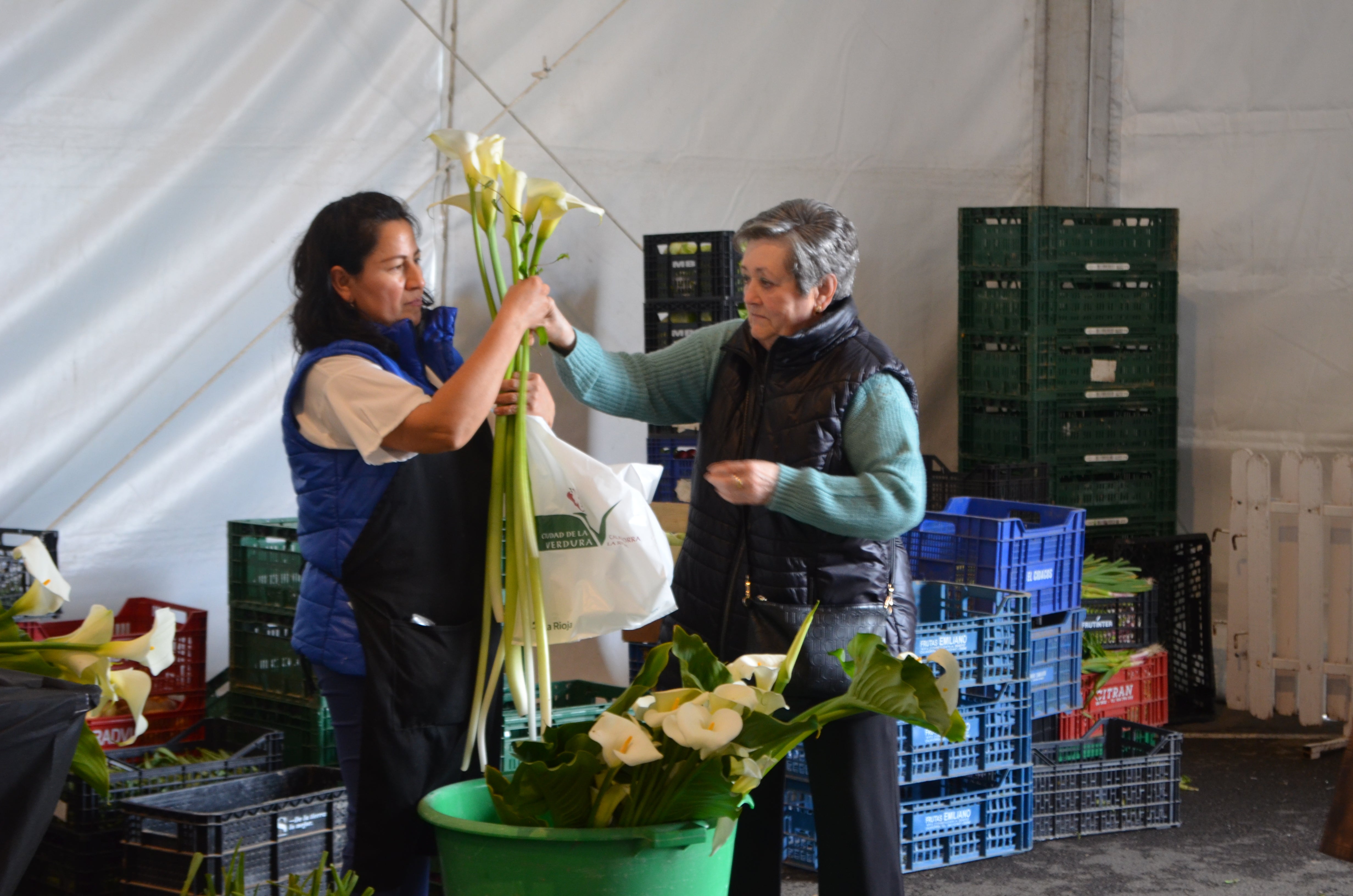 La mejor cara de las Jornadas Gastronómicas de la Verdura en la carpa del Silo