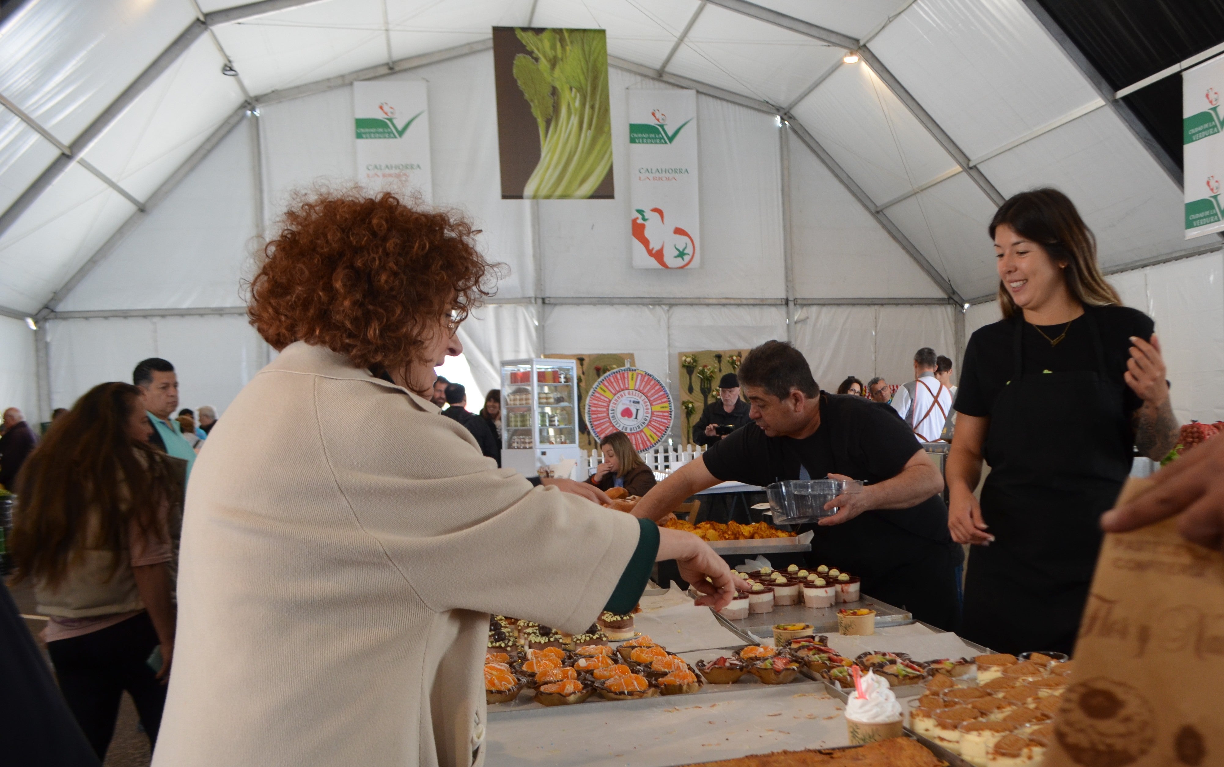 La mejor cara de las Jornadas Gastronómicas de la Verdura en la carpa del Silo