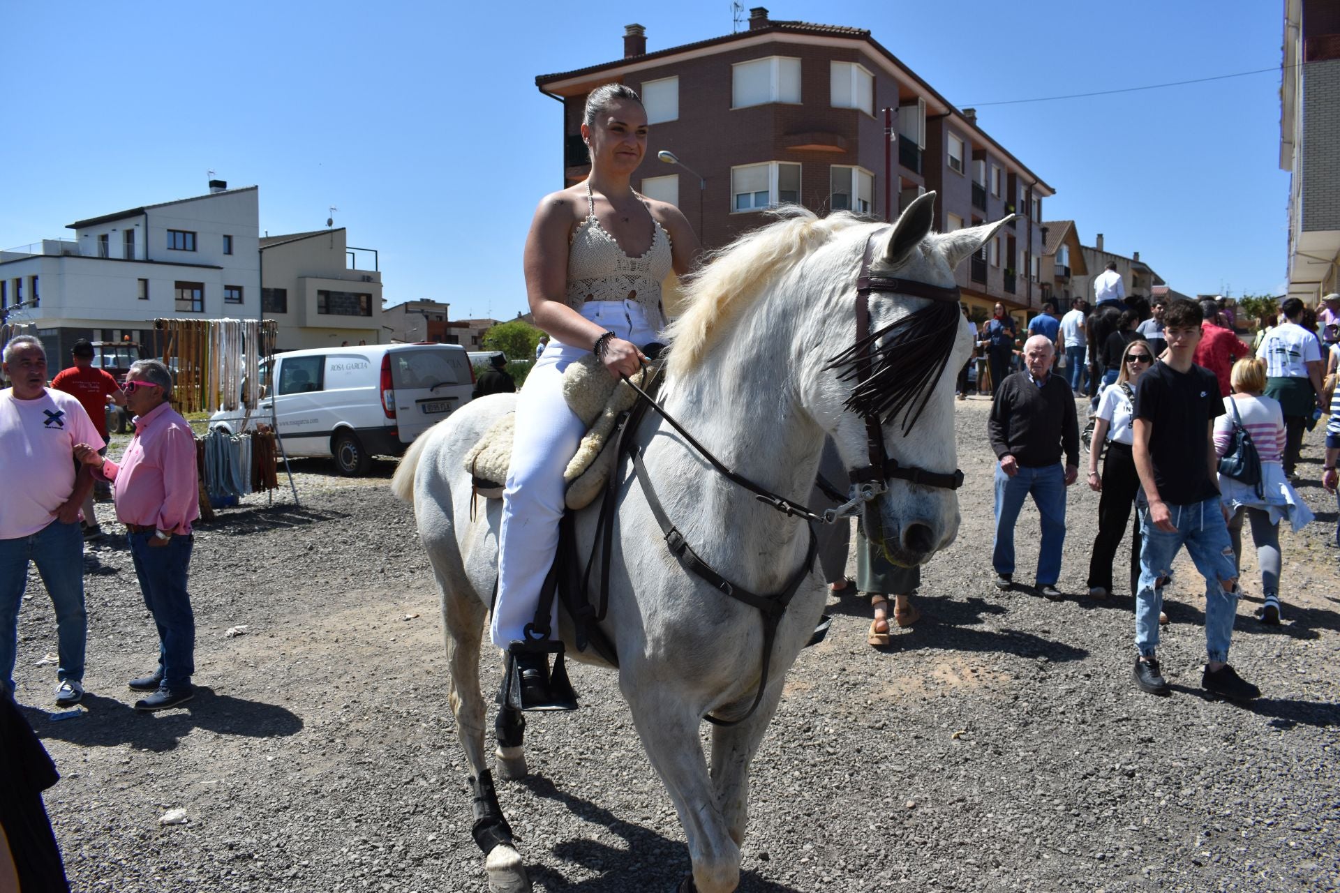 Los caballos protagonizan una mañana de ferias en Rincón de Soto
