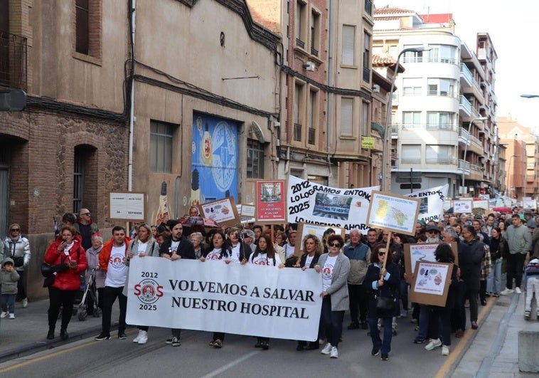Momento de la manifestación.