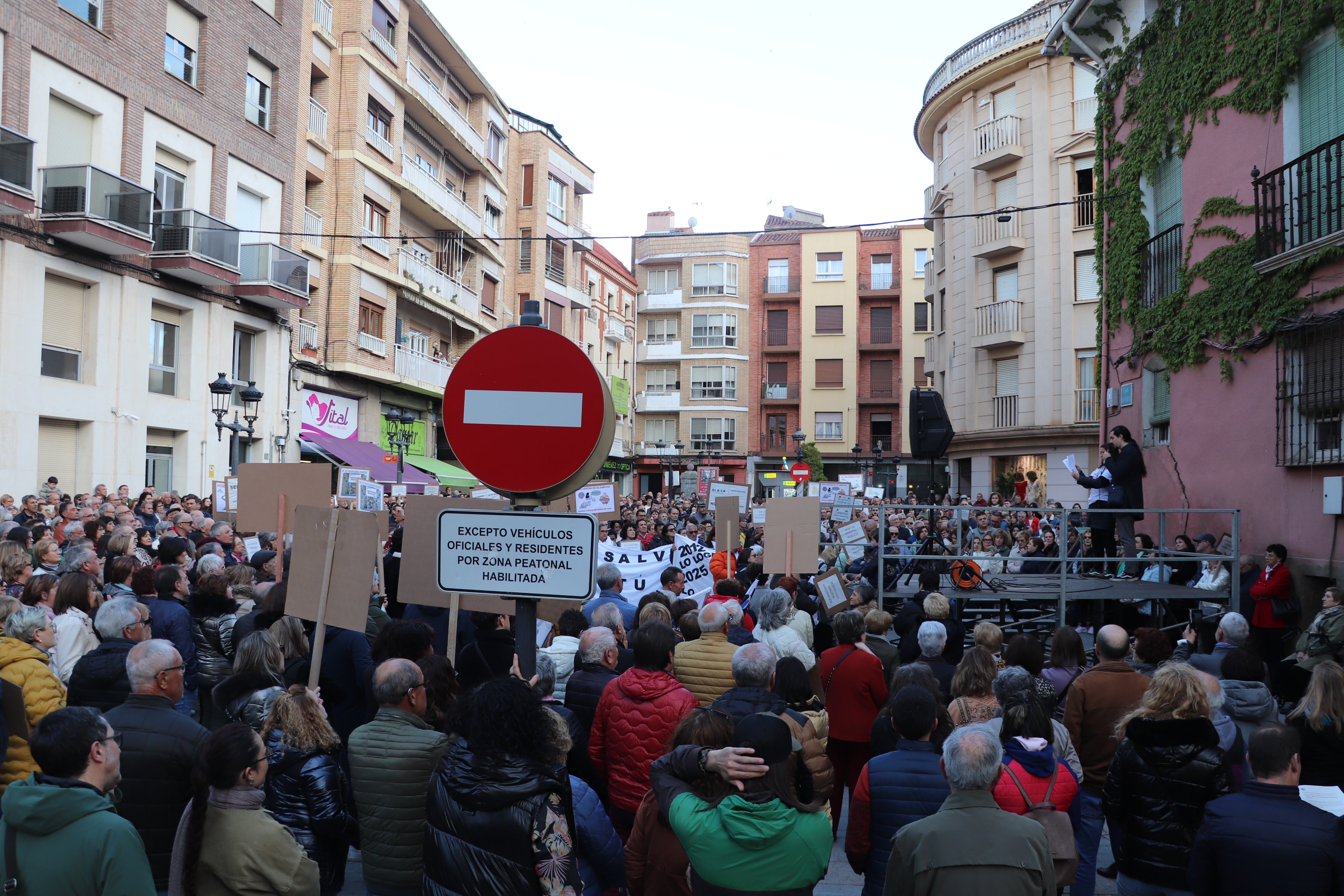 Manifestación en Arnedo por el Hospital de Calahorra