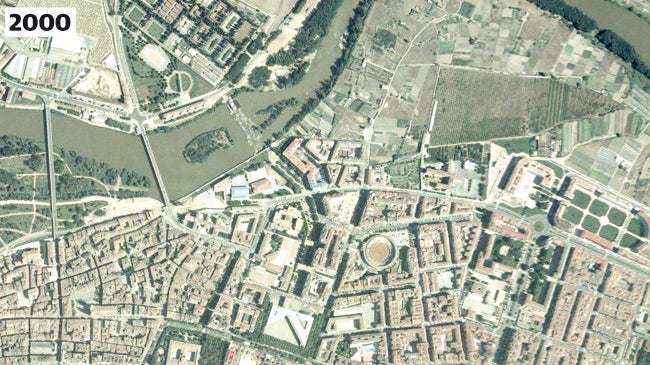 Imagen antes - Así ha visto la ciudad cambiar las orillas de su río