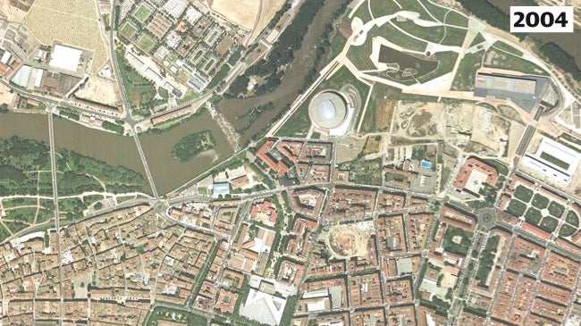 Imagen después - Así ha visto la ciudad cambiar las orillas de su río