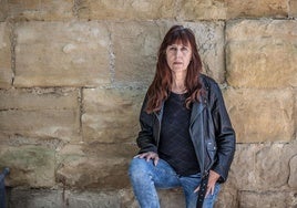 Ana Corres posa en el Cubo del Revellín en Logroño