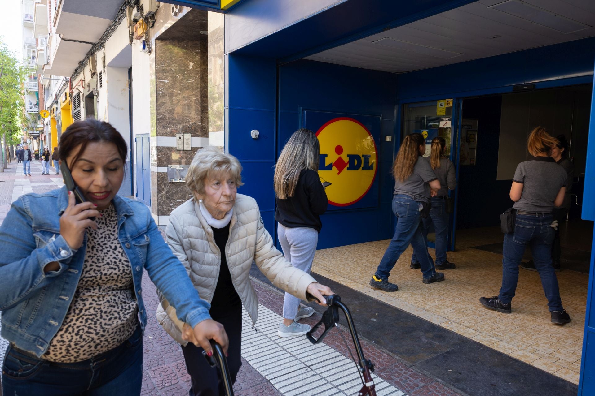 Las imágenes que deja el apagón en Logroño