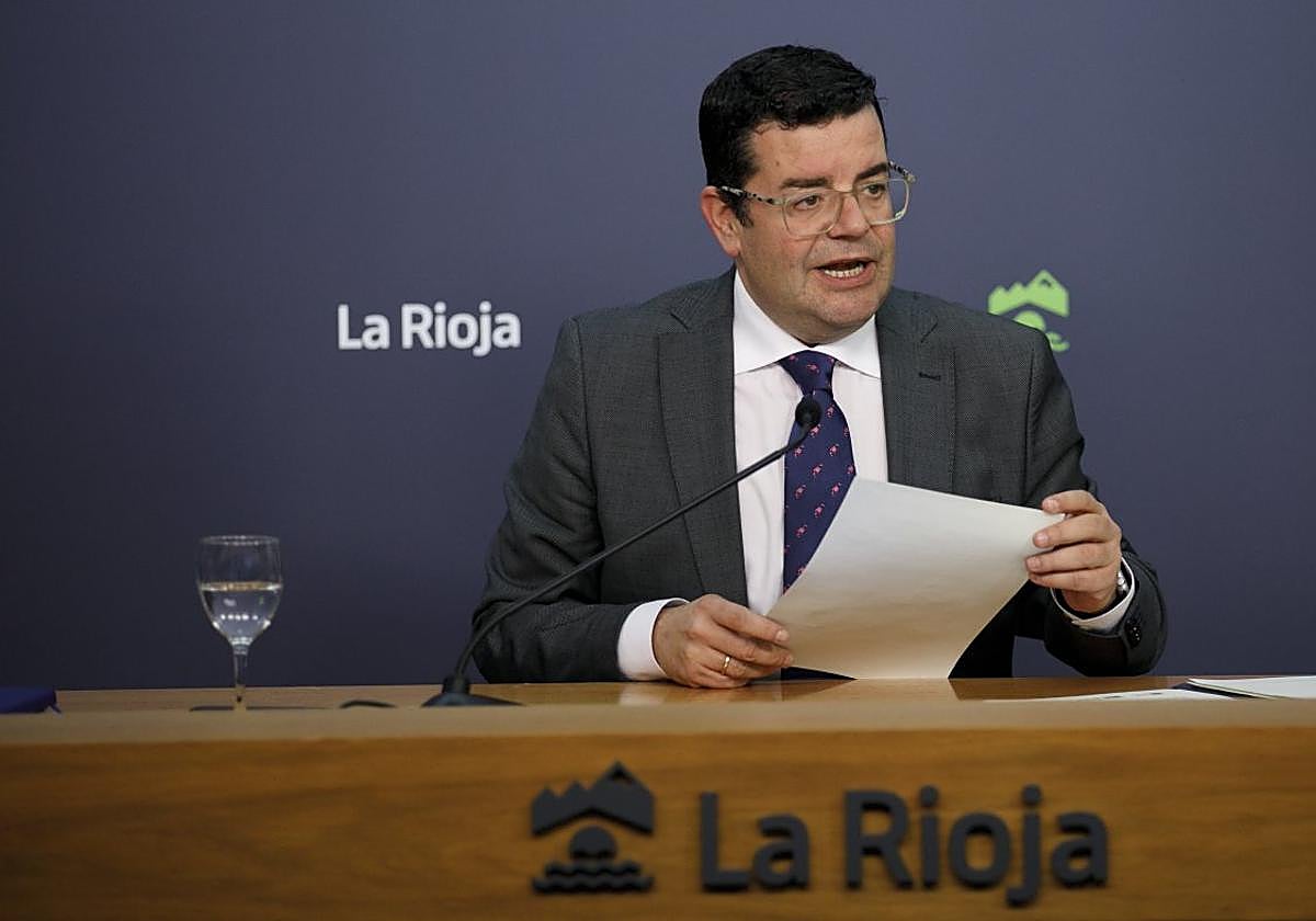 Alfonso Domínguez, portavoz del Gobierno.